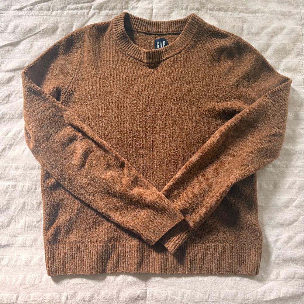 GAP Brown CashSoft Crewneck Sweater